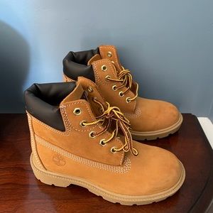 Youth Size 13 Timberland Boots.